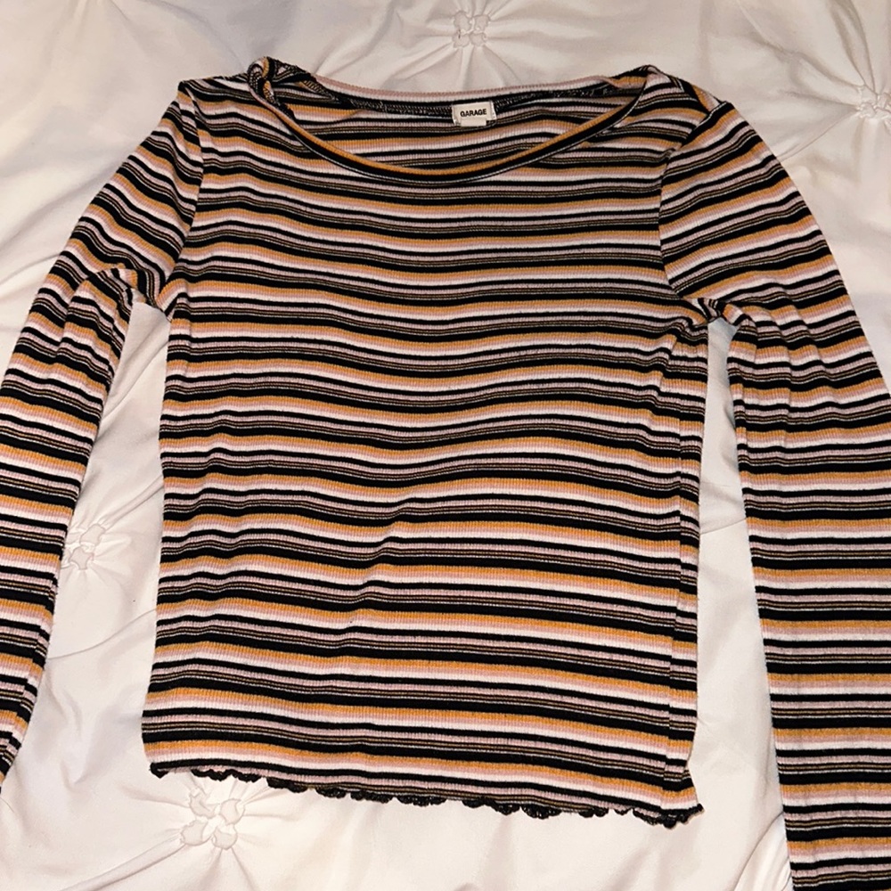 Garage XS striped long sleeve